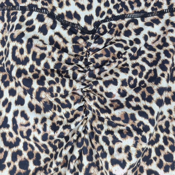 ZYIA Brilliant Scrunchy What Hi-Rise Leopard 7/8 24" Tight 1183 Size 6-8 - Picture 5 of 8